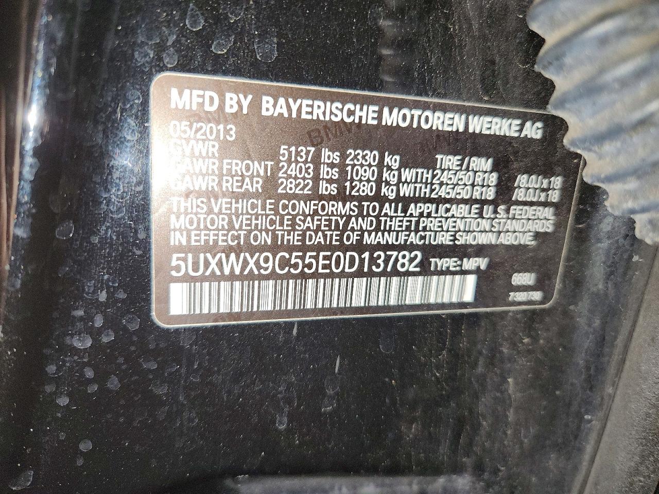 2014 BMW X3 XDRIVE28I photo 13