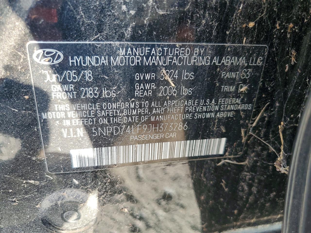 2018 HYUNDAI ELANTRA SE photo 12