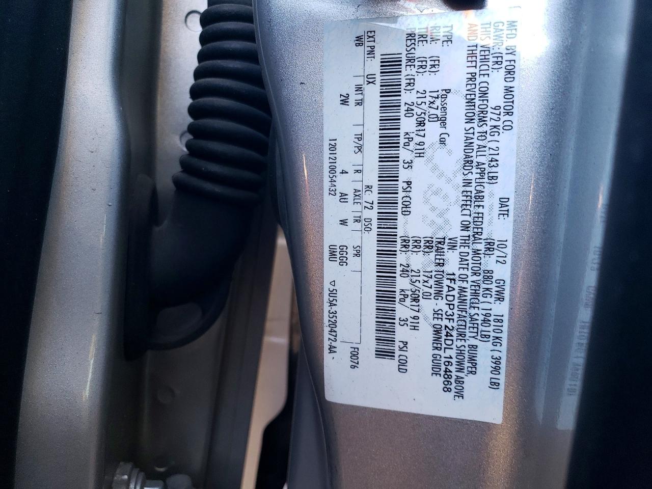 2013 FORD FOCUS SE photo 12