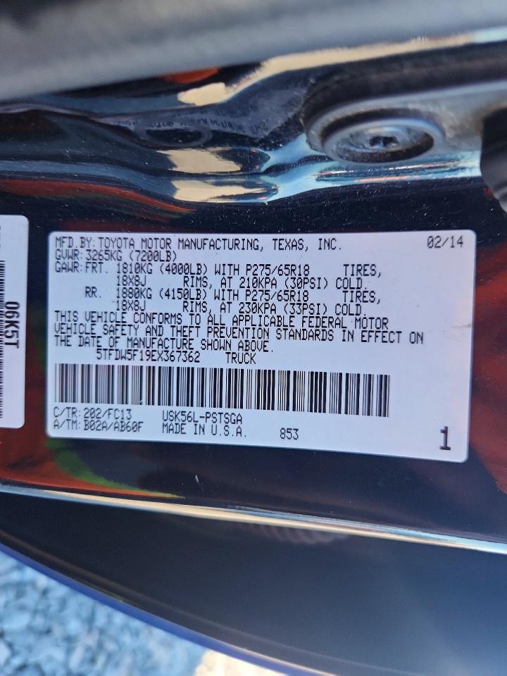 2014 TOYOTA TUNDRA CREWMAX SR5 photo 12