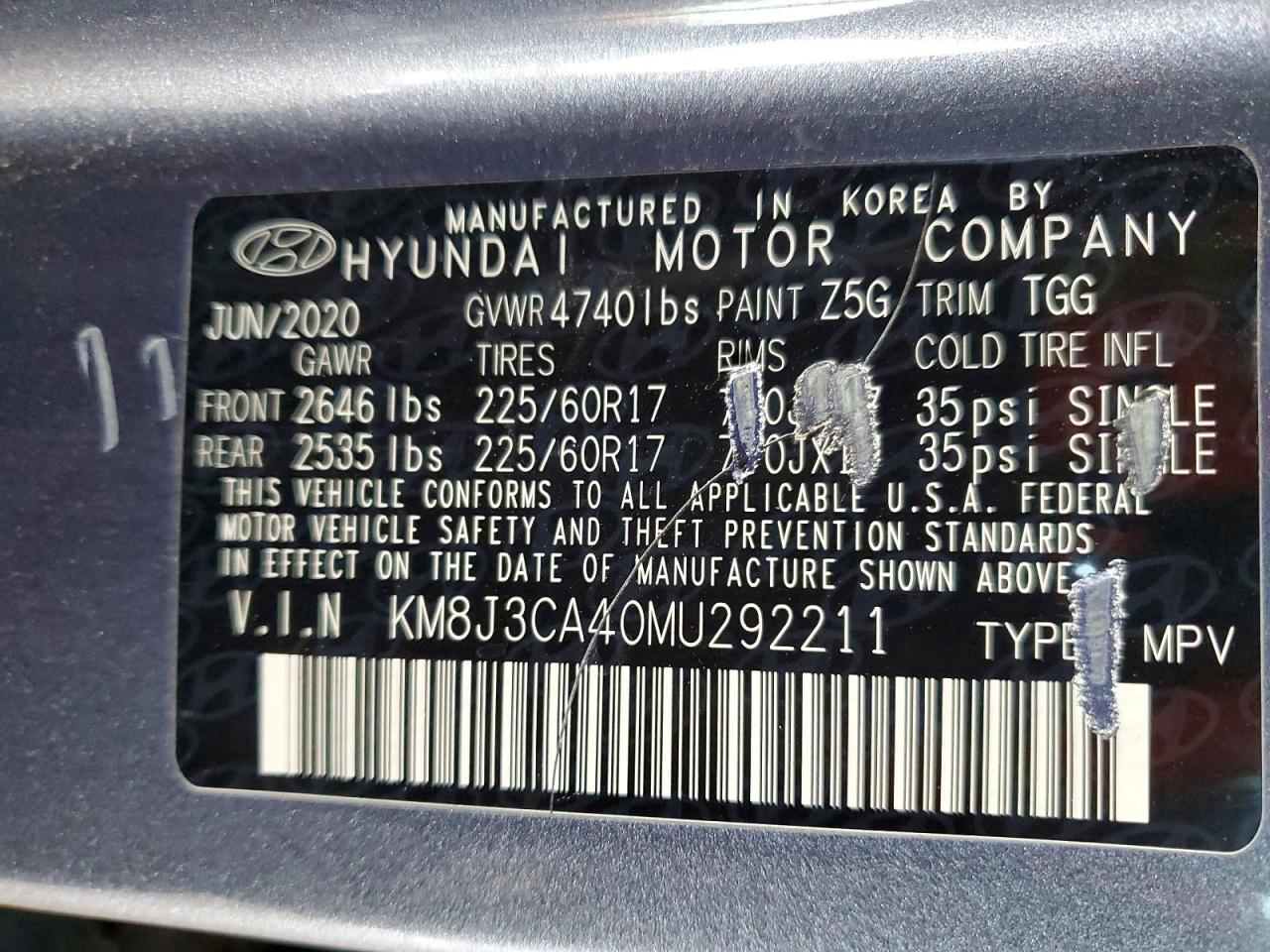 2021 HYUNDAI TUCSON LIMITED photo 12