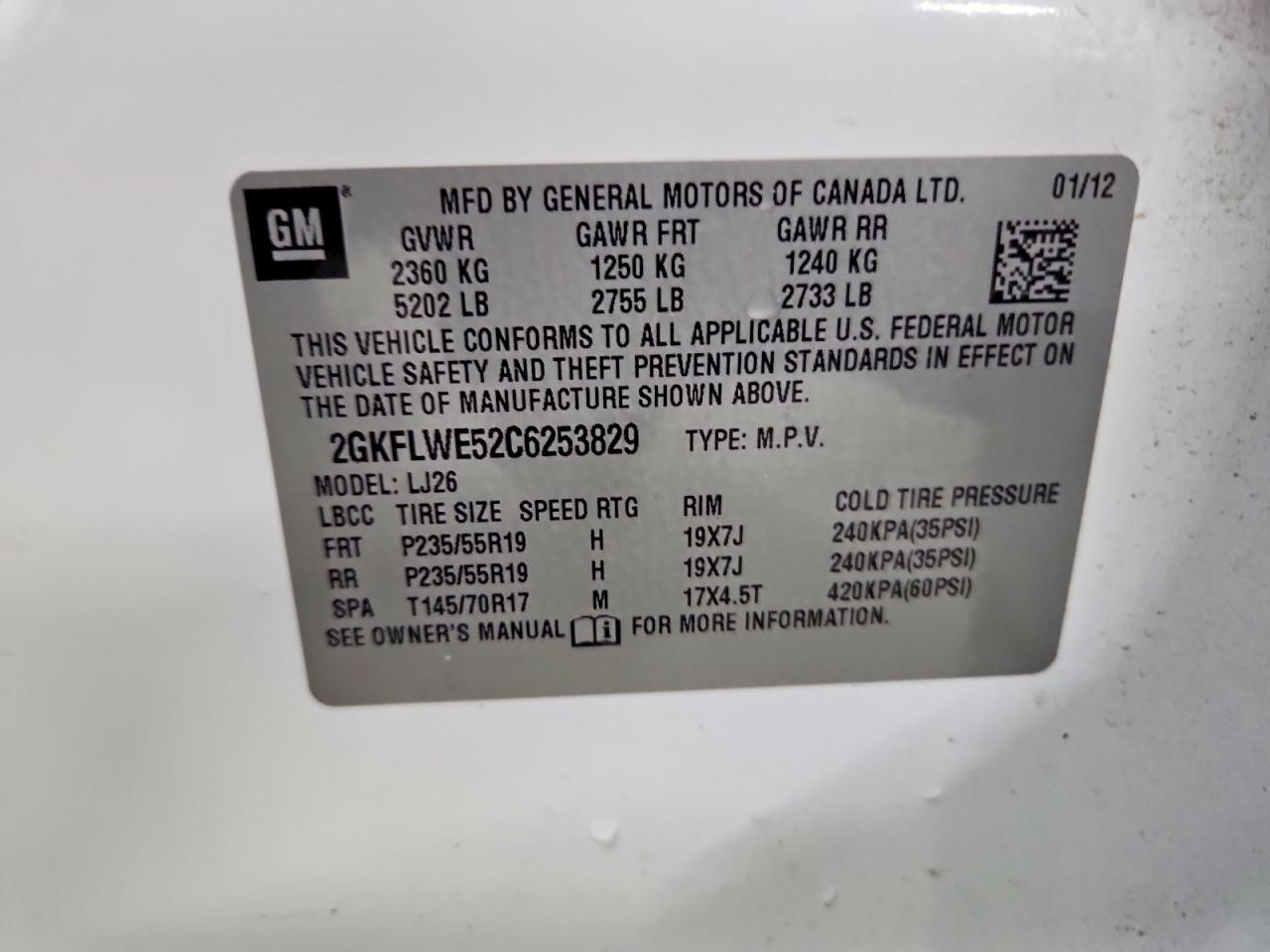 2012 GMC TERRAIN SLT photo 14