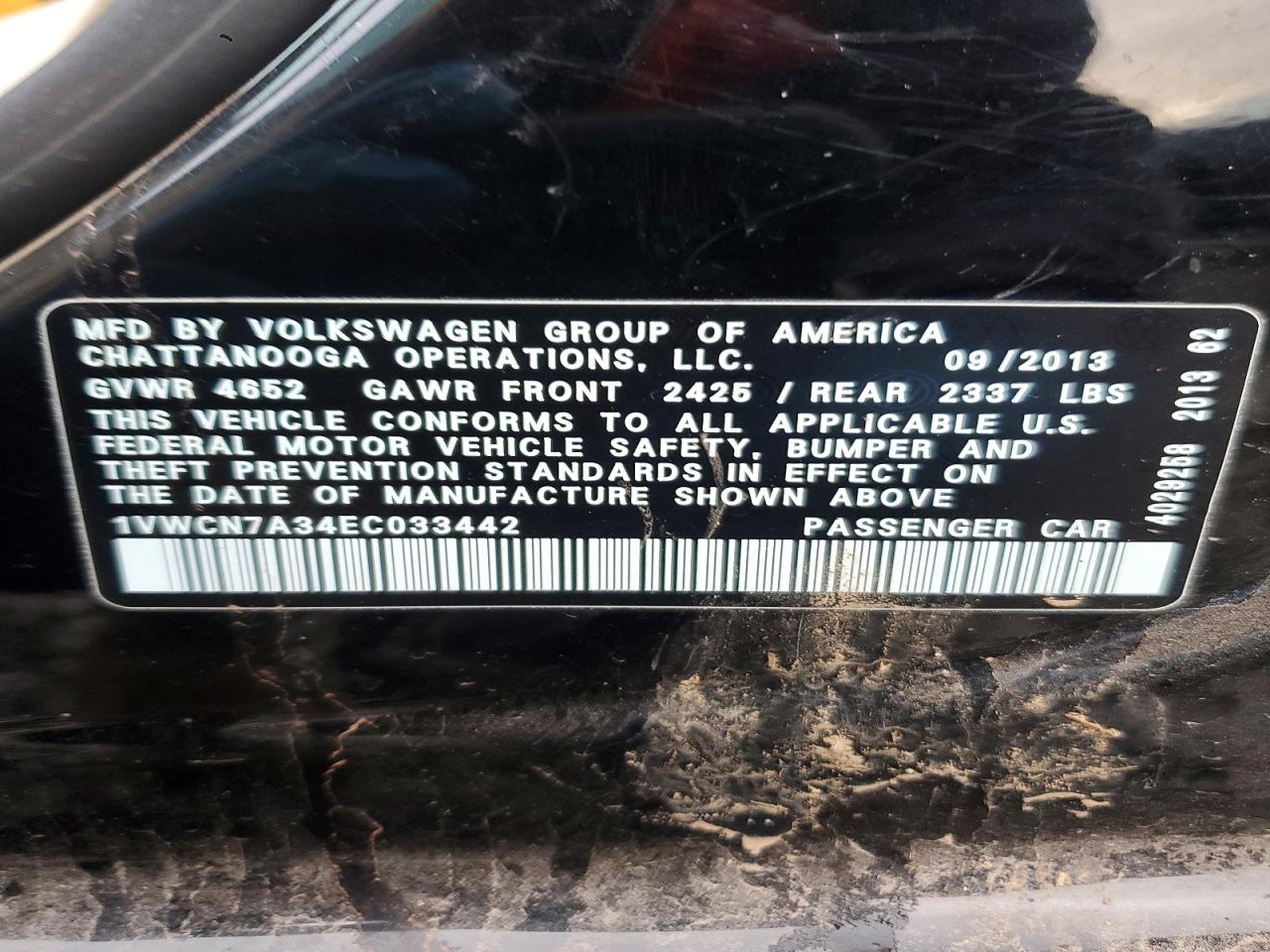 2014 VOLKSWAGEN PASSAT SEL photo 25