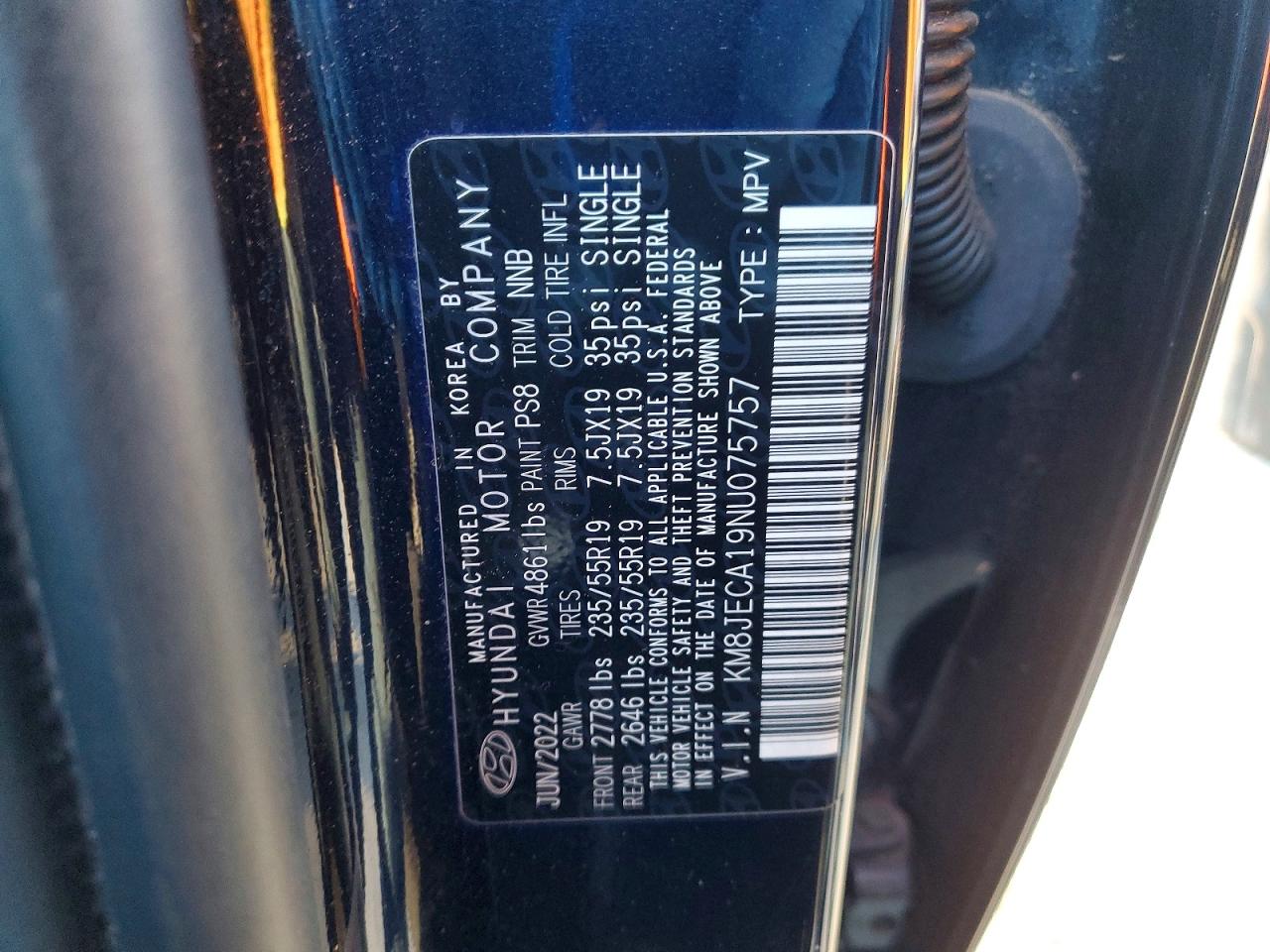 2022 HYUNDAI TUCSON LIMITED photo 13