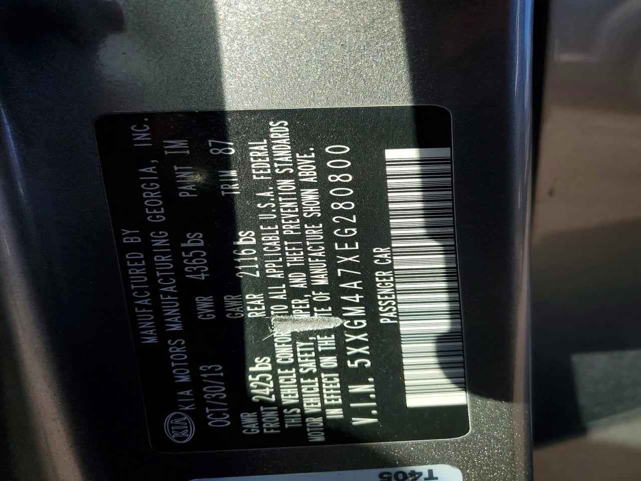 2014 KIA OPTIMA LX photo 12