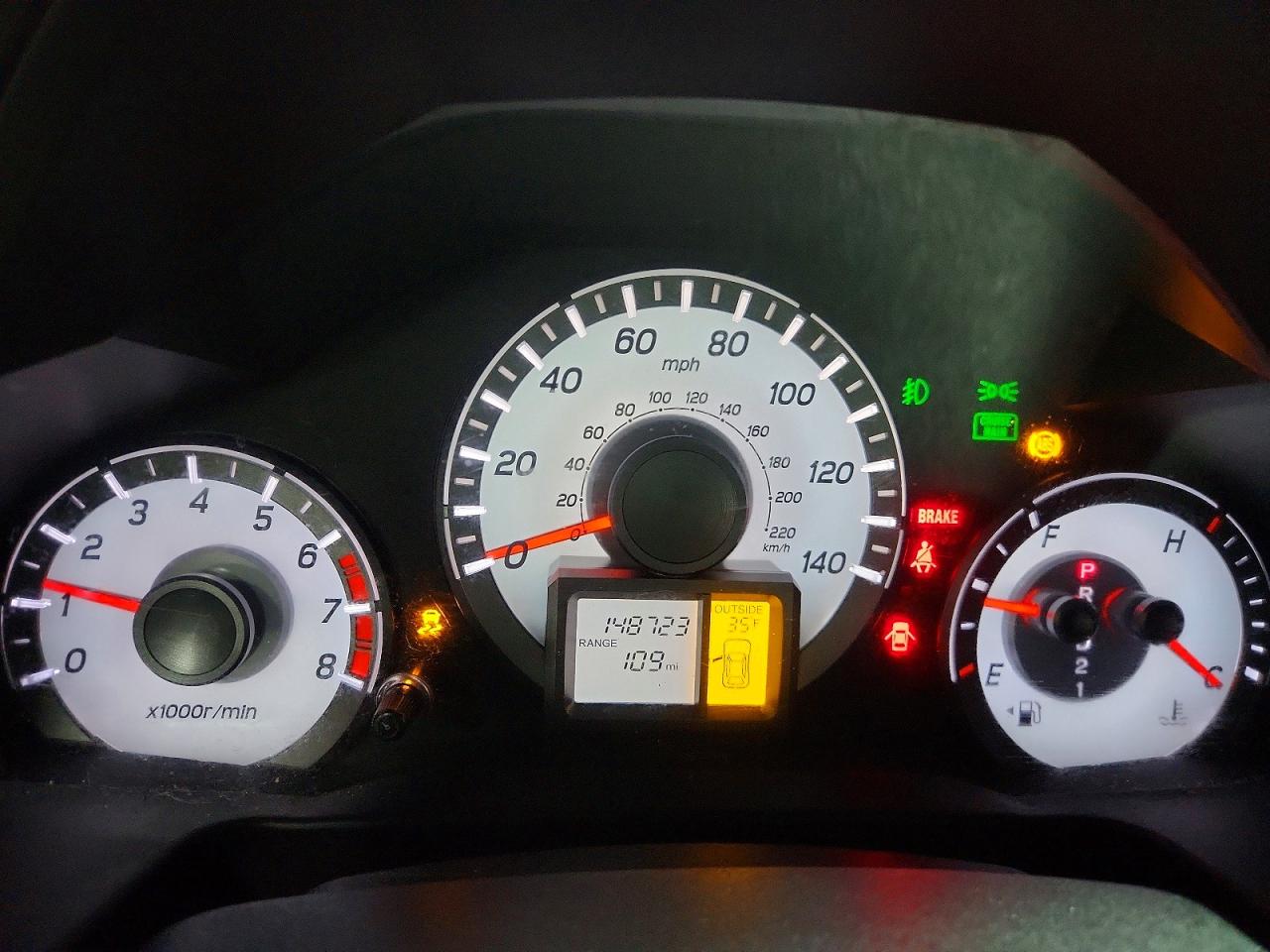 2012 HONDA PILOT EXL photo 9