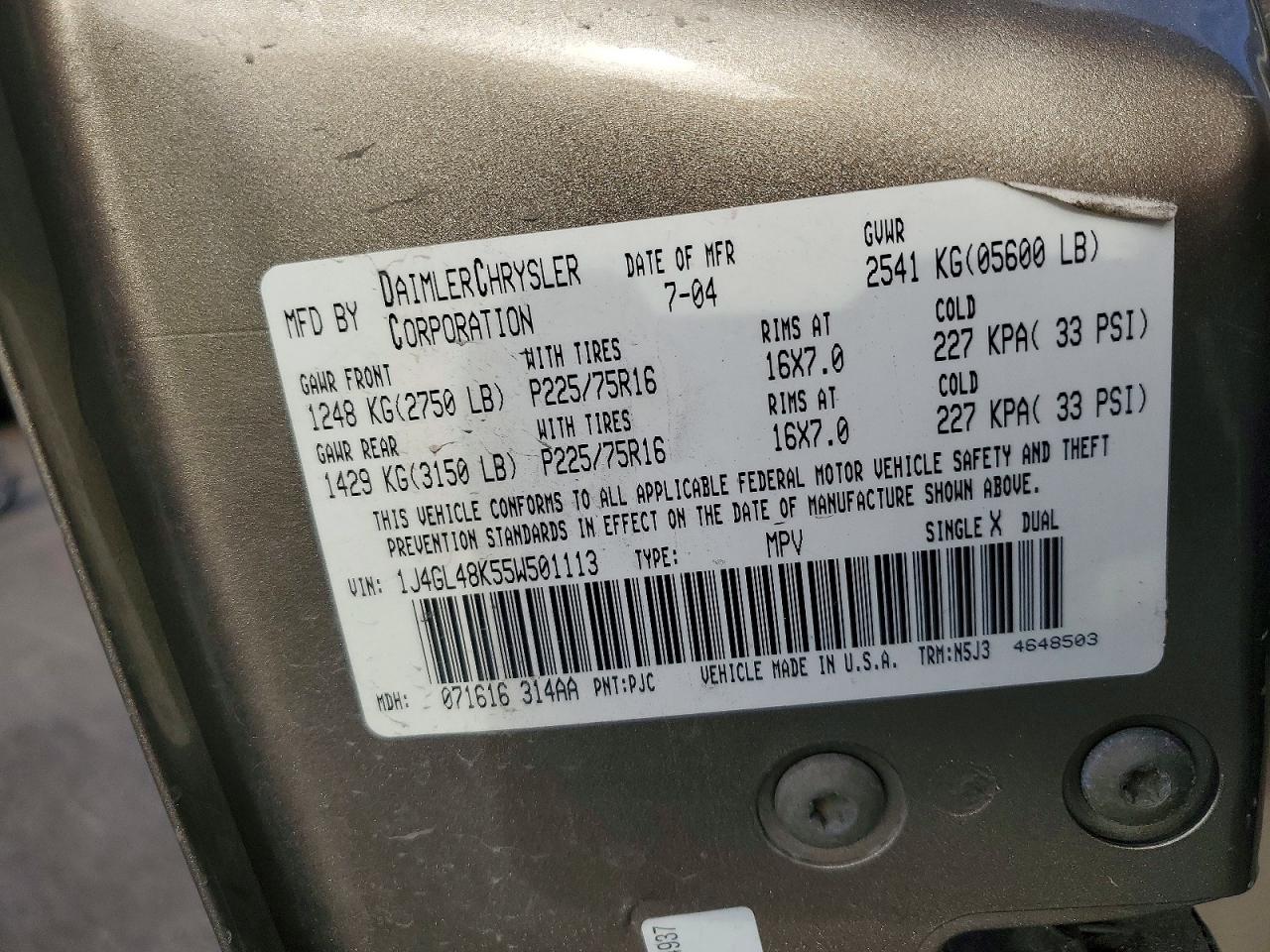 2005 JEEP LIBERTY SPORT photo 13
