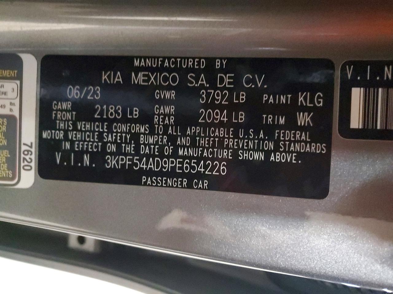 2023 KIA FORTE GT LINE photo 11