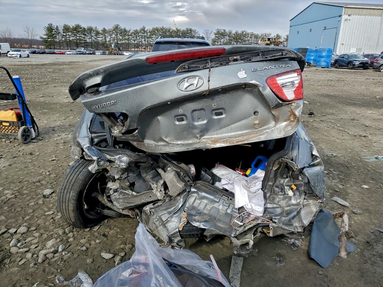 2010 HYUNDAI ELANTRA BLUE photo 6