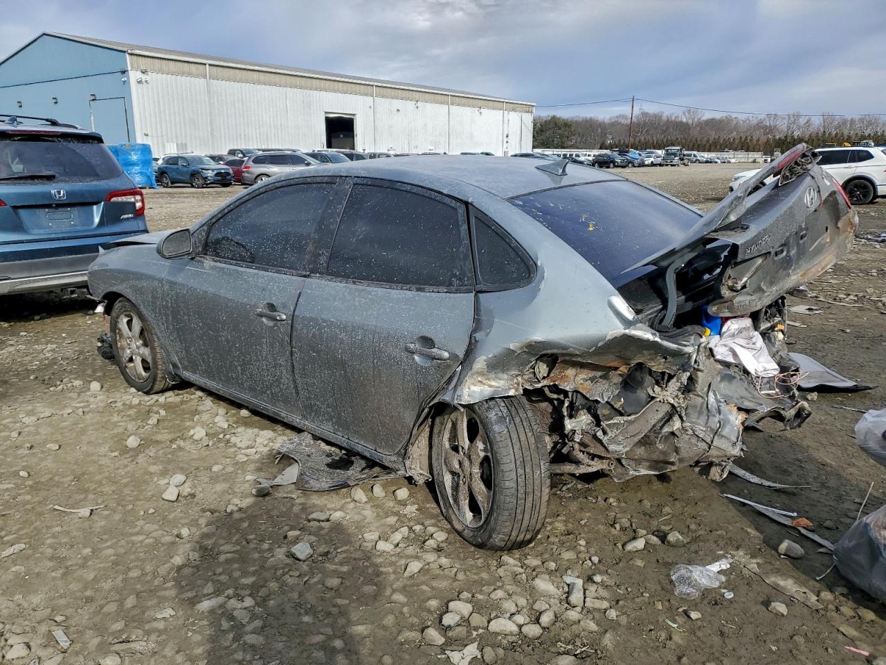 2010 HYUNDAI ELANTRA BLUE photo 2