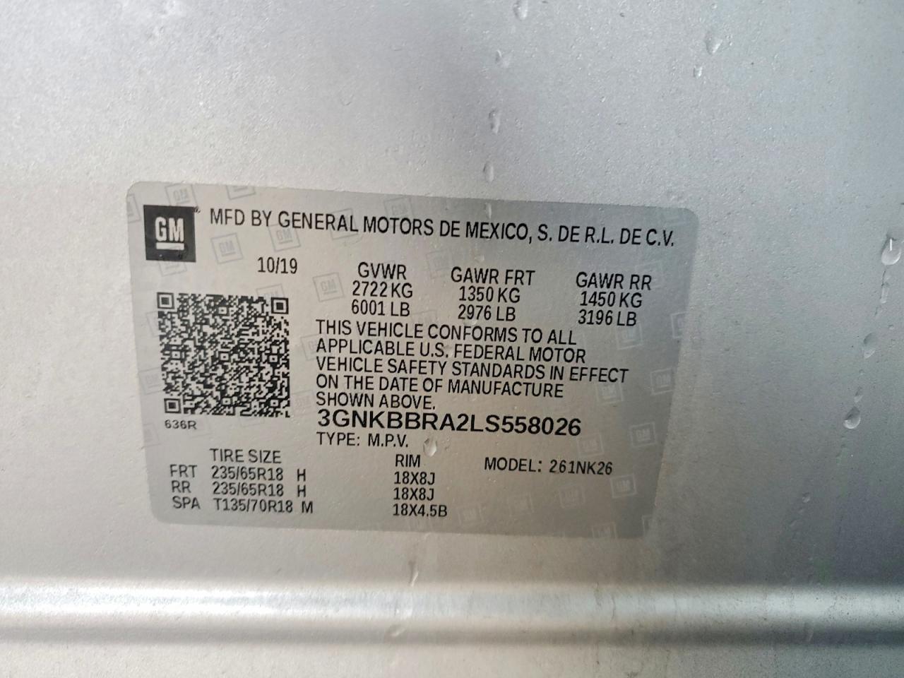 2020 CHEVROLET BLAZER 1LT photo 13