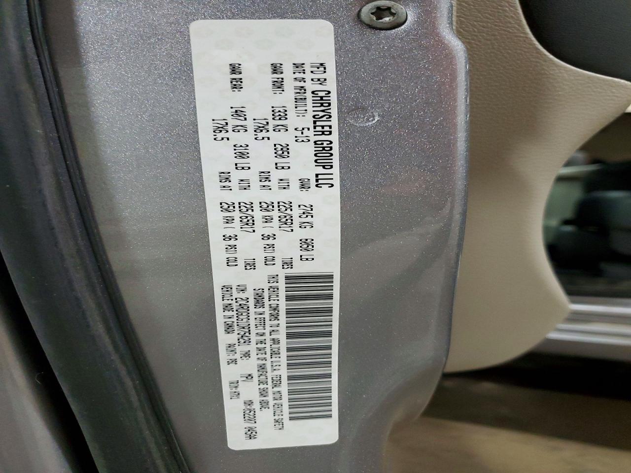 2013 DODGE GRAND CARAVAN SXT photo 13