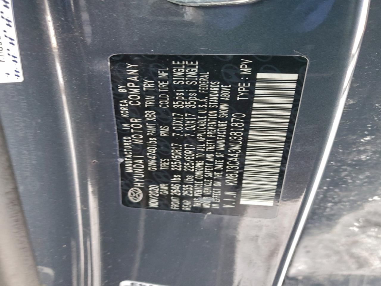 2021 HYUNDAI TUCSON LIMITED photo 13