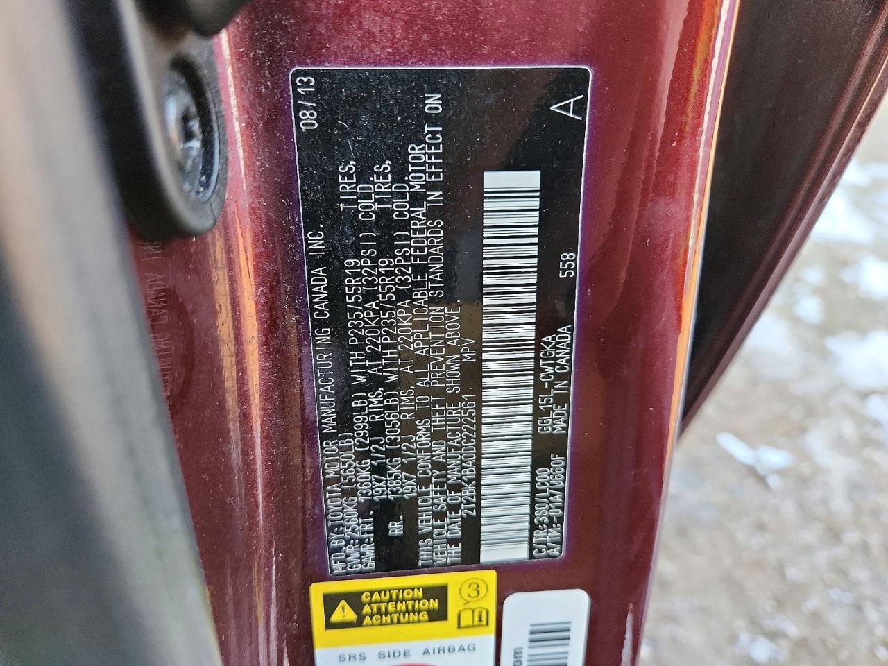 2013 LEXUS RX 350 BASE photo 12