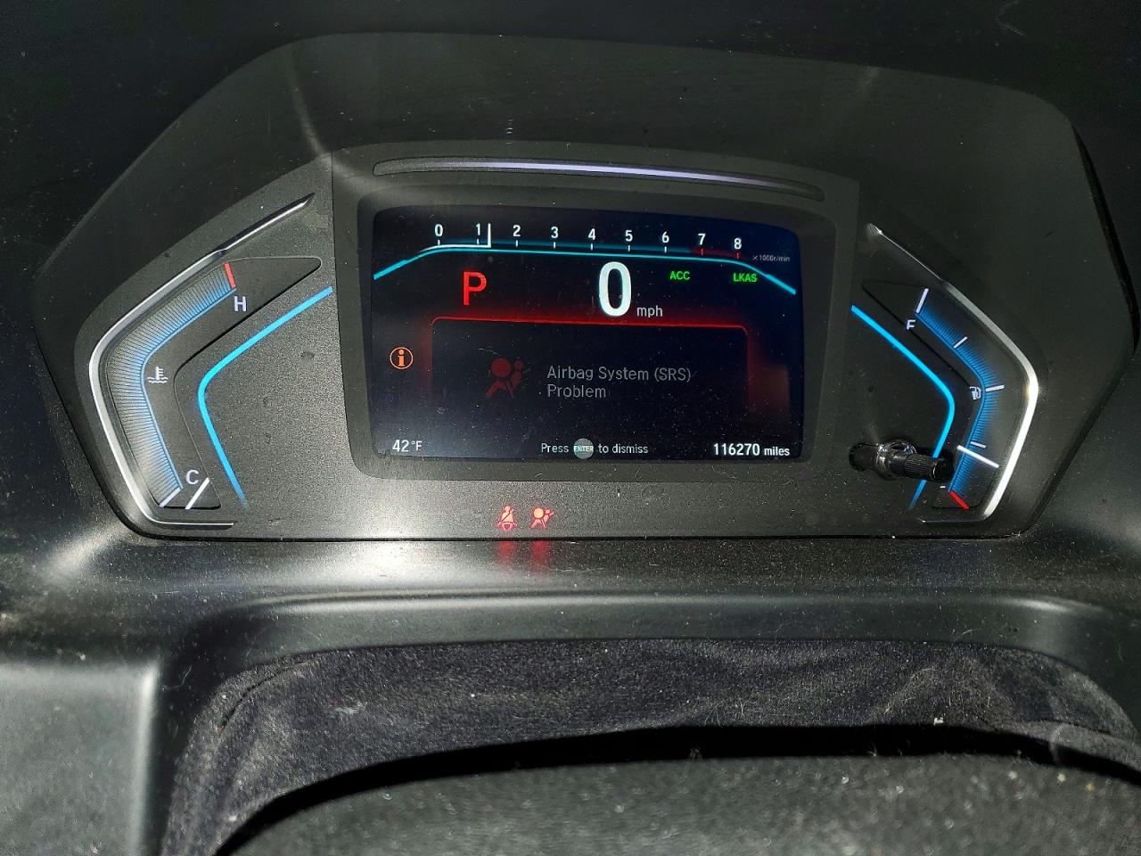 2019 HONDA ODYSSEY EXL photo 9