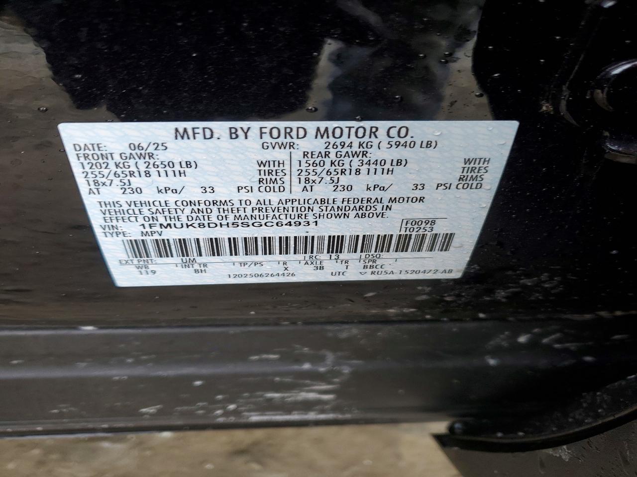 2025 FORD EXPLORER ACTIVE photo 13