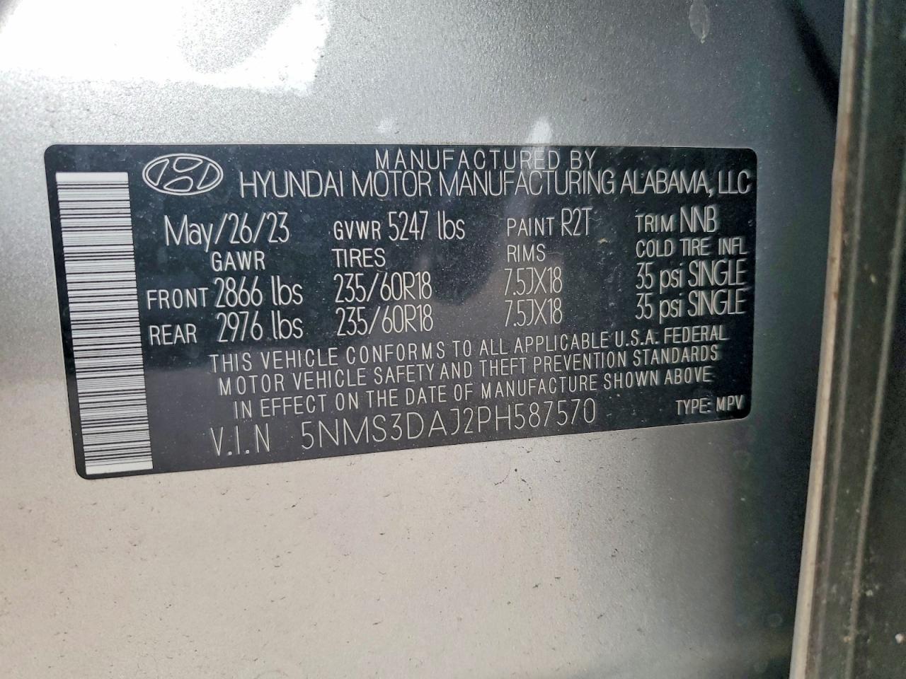 2023 HYUNDAI SANTA FE SEL PREMIUM photo 13