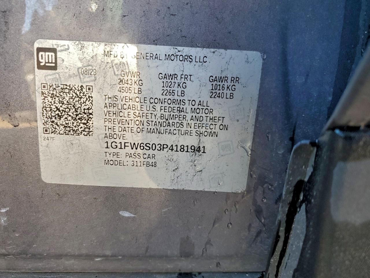 2023 CHEVROLET BOLT EV 1LT photo 13