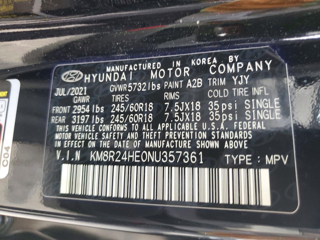2022 HYUNDAI PALISADE SEL photo 25