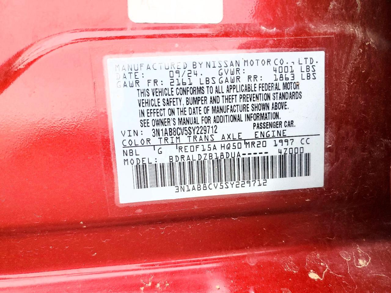 2025 NISSAN SENTRA SV photo 13