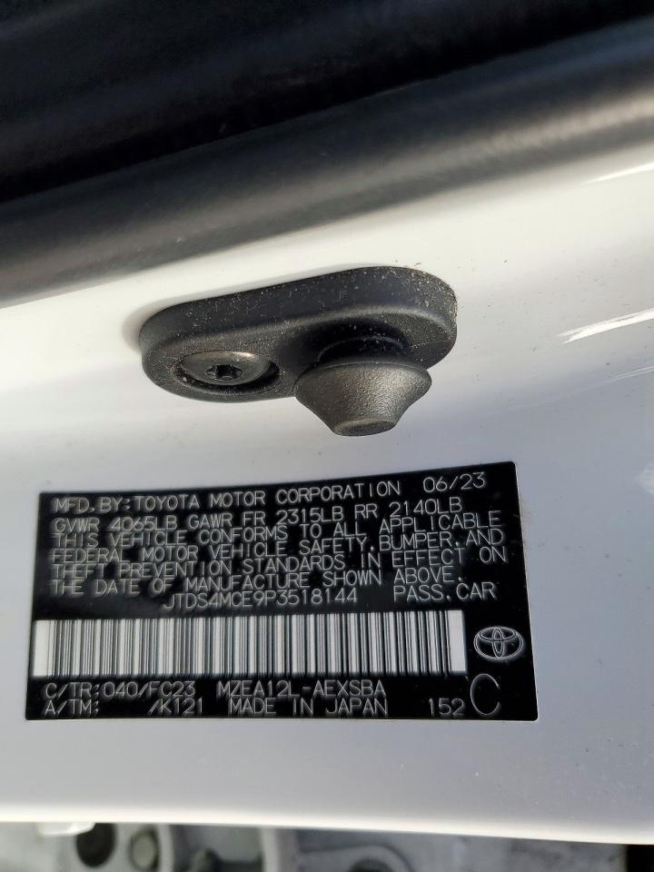 2023 TOYOTA COROLLA SE photo 12
