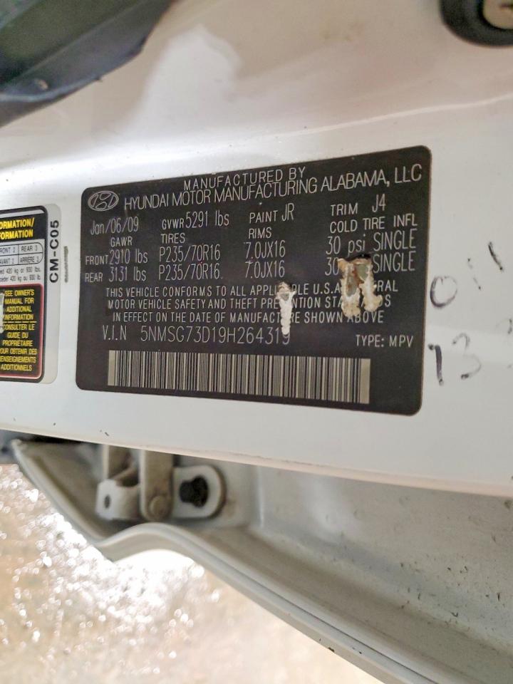 2009 HYUNDAI SANTA FE GLS photo 14