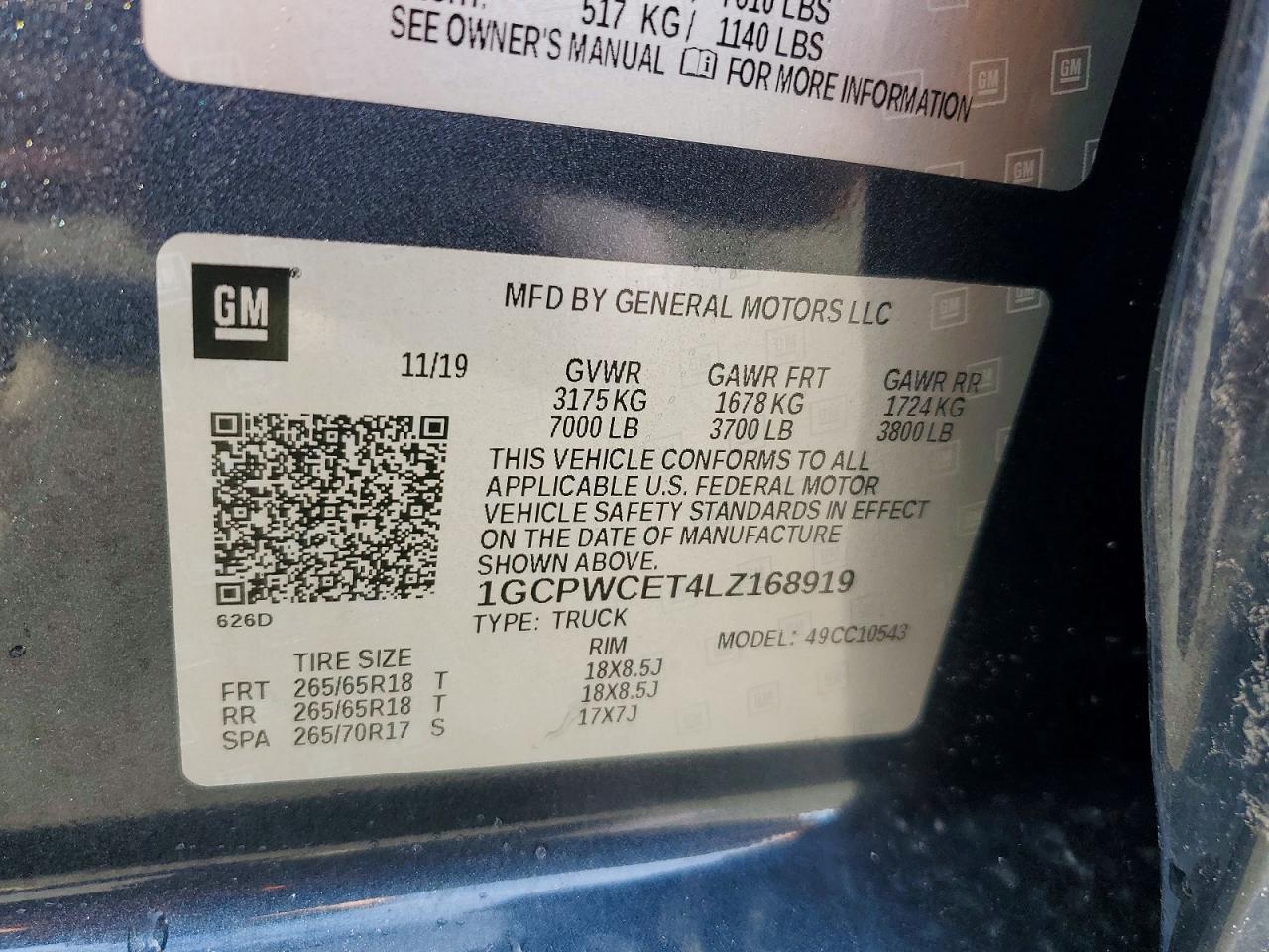 2020 CHEVROLET SILVERADO C1500 LT photo 12