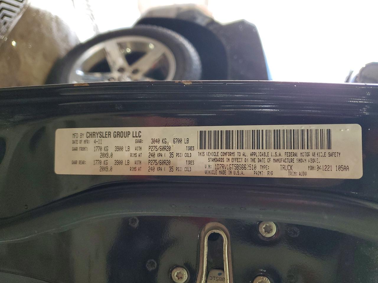 2011 DODGE RAM 1500 photo 12