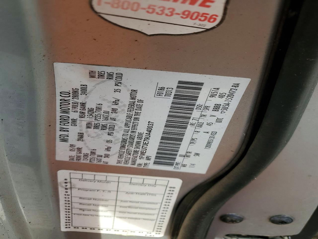 2009 FORD EXPLORER XLT photo 13