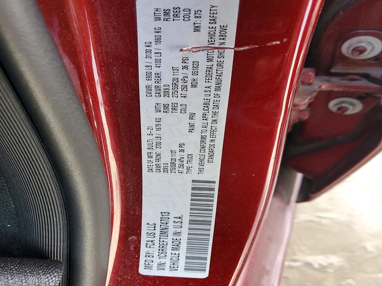 2021 RAM 1500 BIG HORN/LONE STAR photo 12
