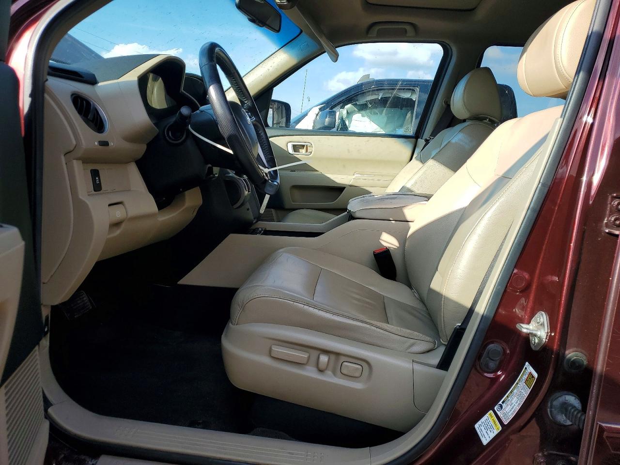 2012 HONDA PILOT EXL photo 7