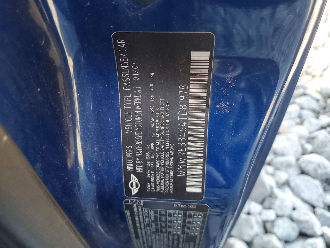 2004 MINI COOPER S photo 12