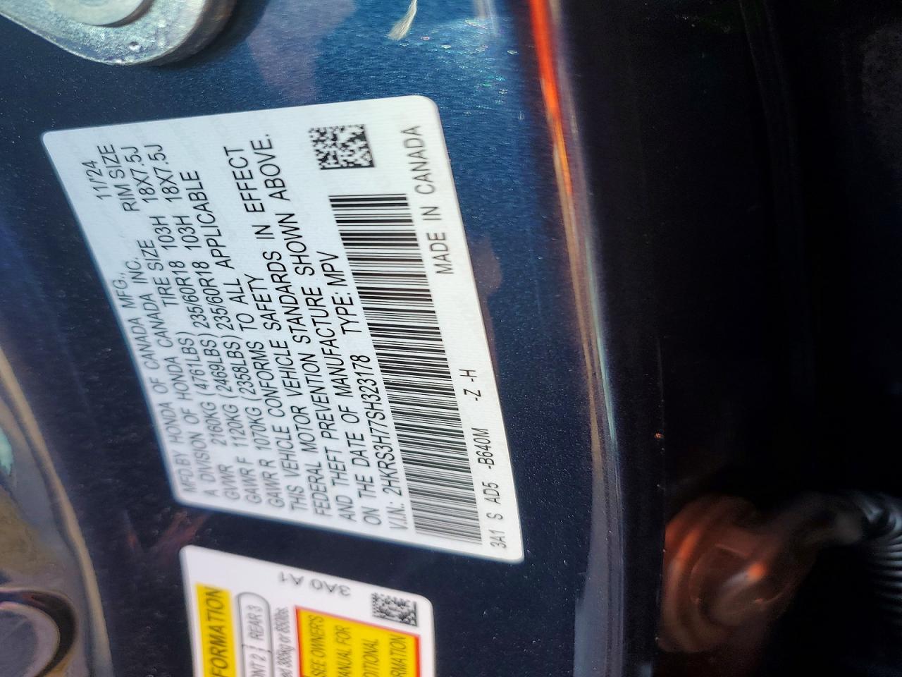 2025 HONDA CR-V EXL photo 13