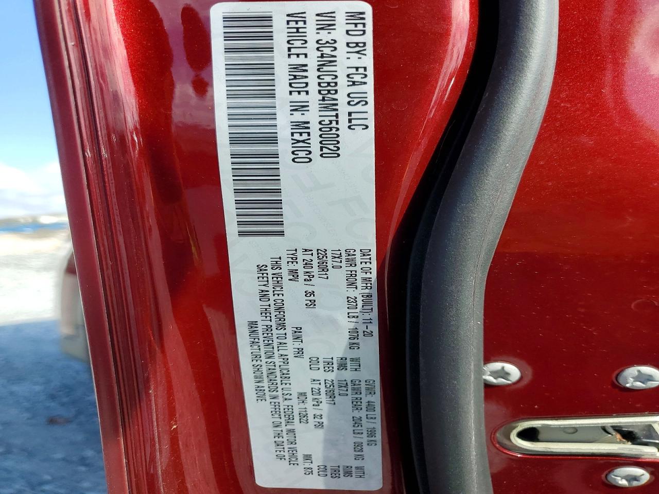 2021 JEEP COMPASS LATITUDE photo 13