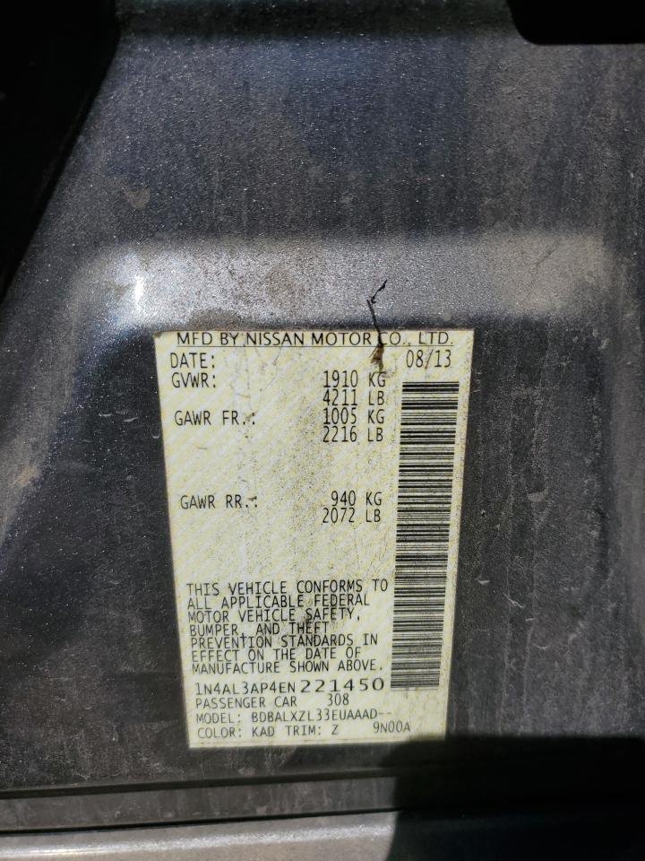 2014 NISSAN ALTIMA 2.5 photo 12