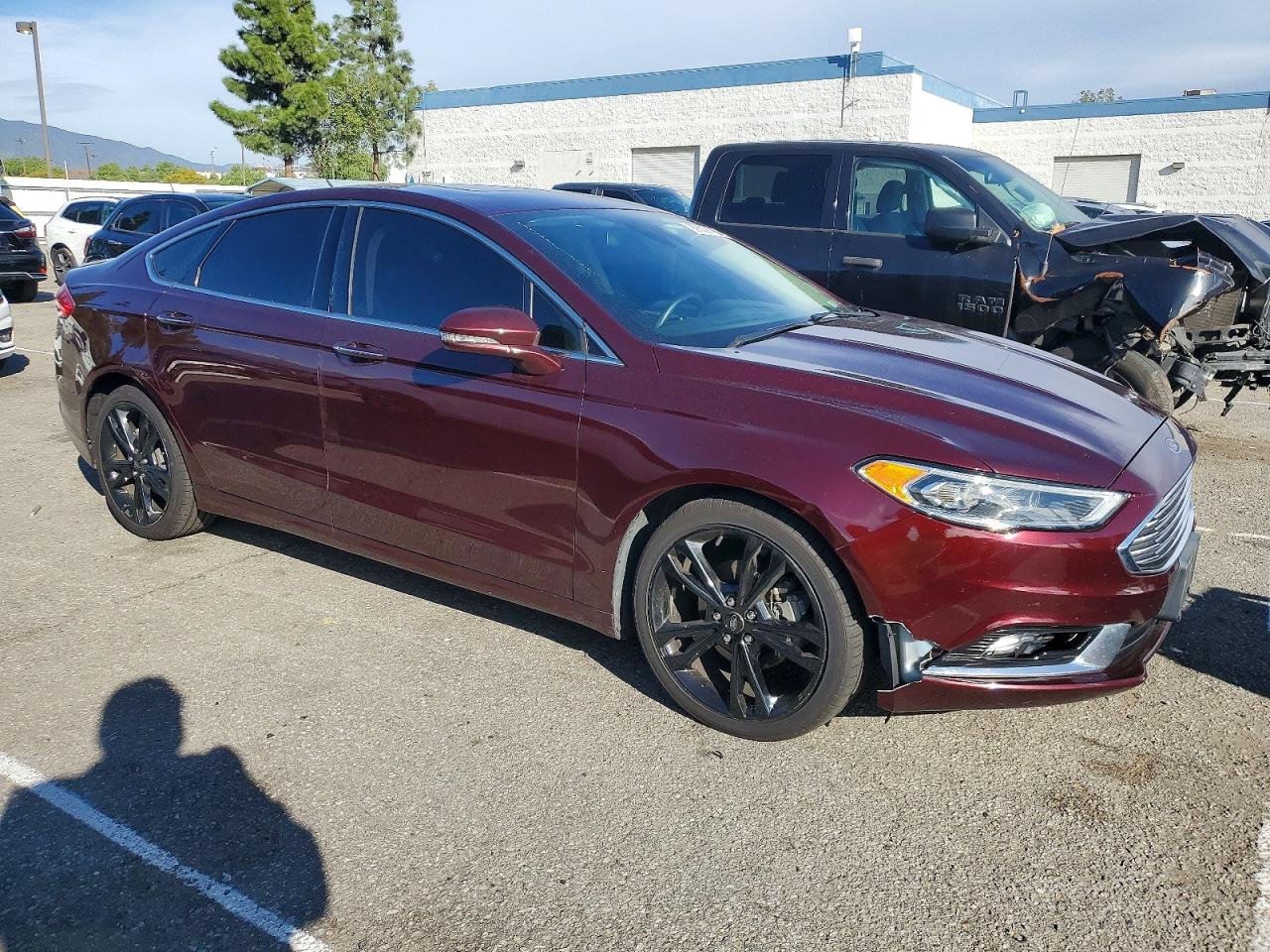 2017 FORD FUSION TITANIUM photo 4
