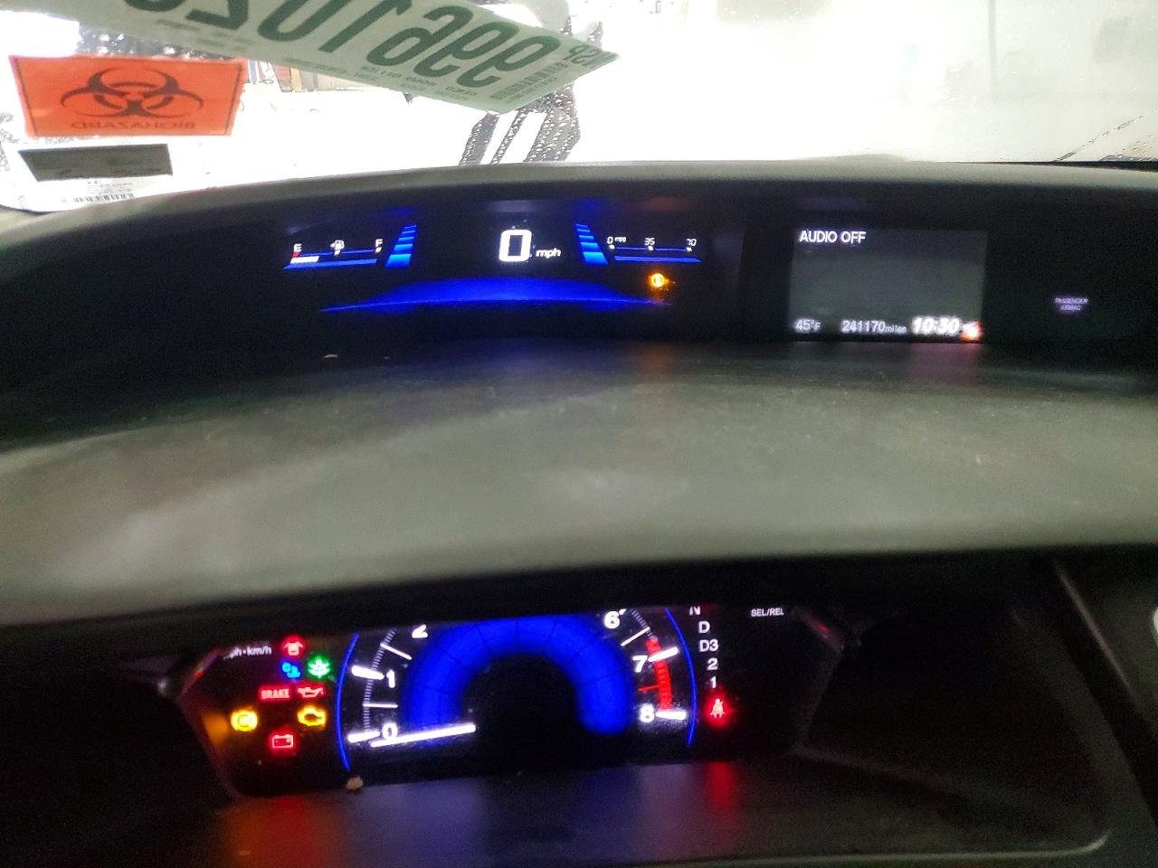 2013 HONDA CIVIC LX photo 9