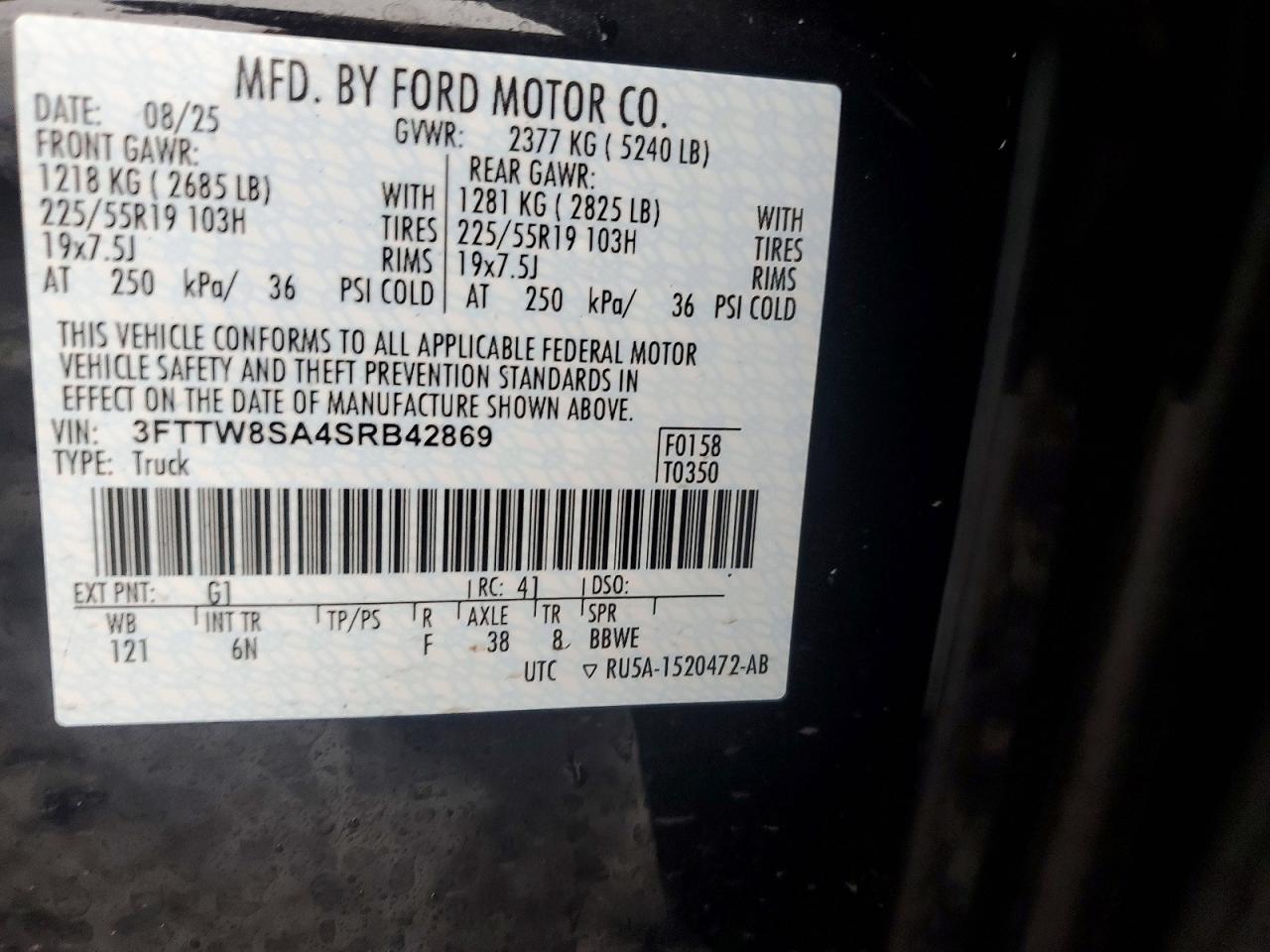 2025 FORD MAVERICK LARIAT photo 12