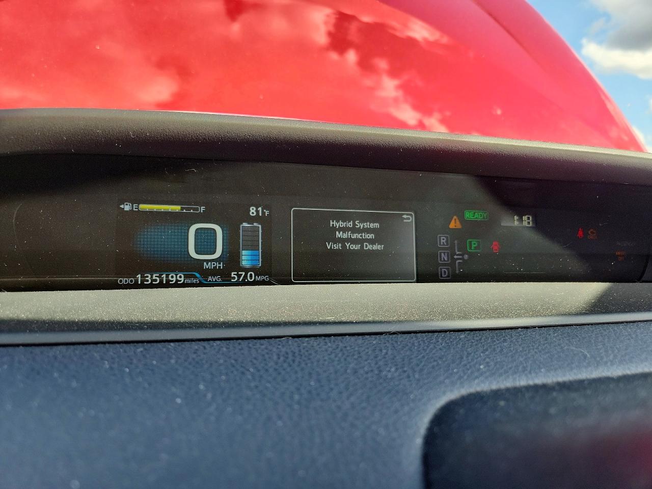 2016 TOYOTA PRIUS photo 9