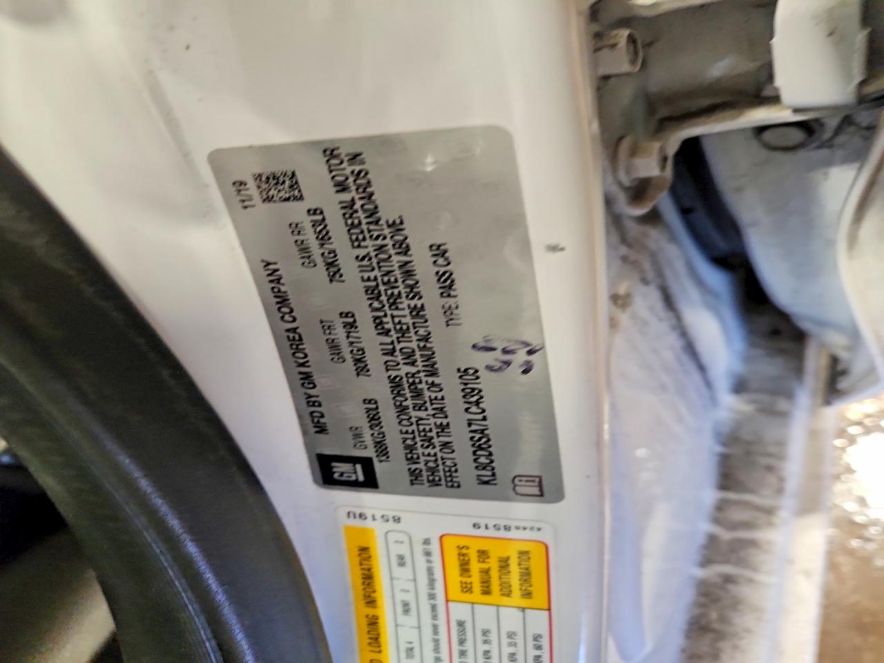 2020 CHEVROLET SPARK 1LT photo 12