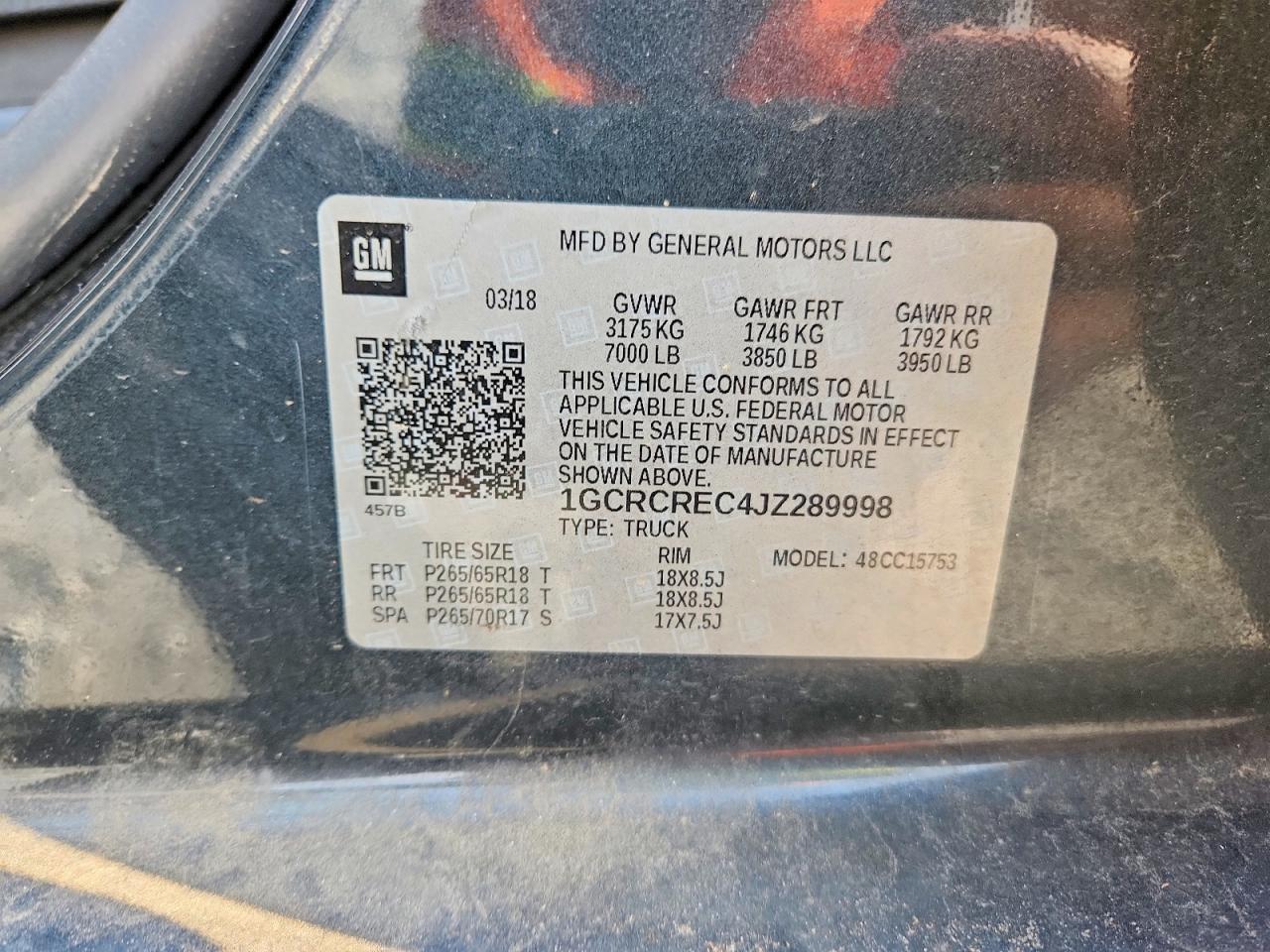 2018 CHEVROLET SILVERADO C1500 LT photo 12