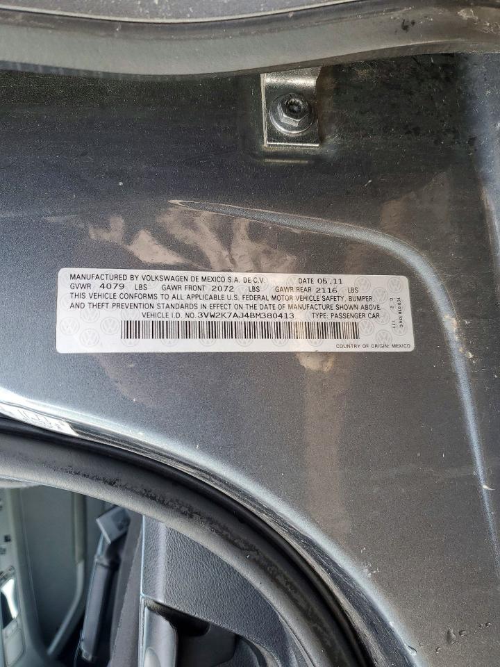 2011 VOLKSWAGEN JETTA BASE photo 12