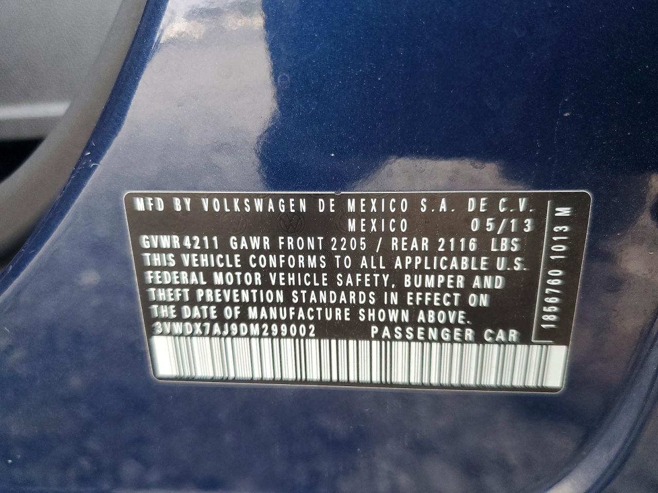 2013 VOLKSWAGEN JETTA SE photo 13
