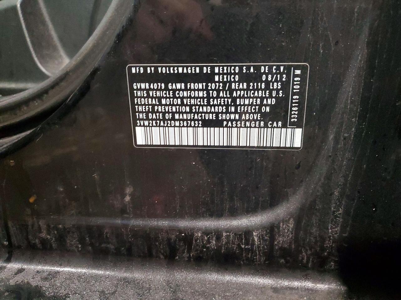 2013 VOLKSWAGEN JETTA BASE photo 12