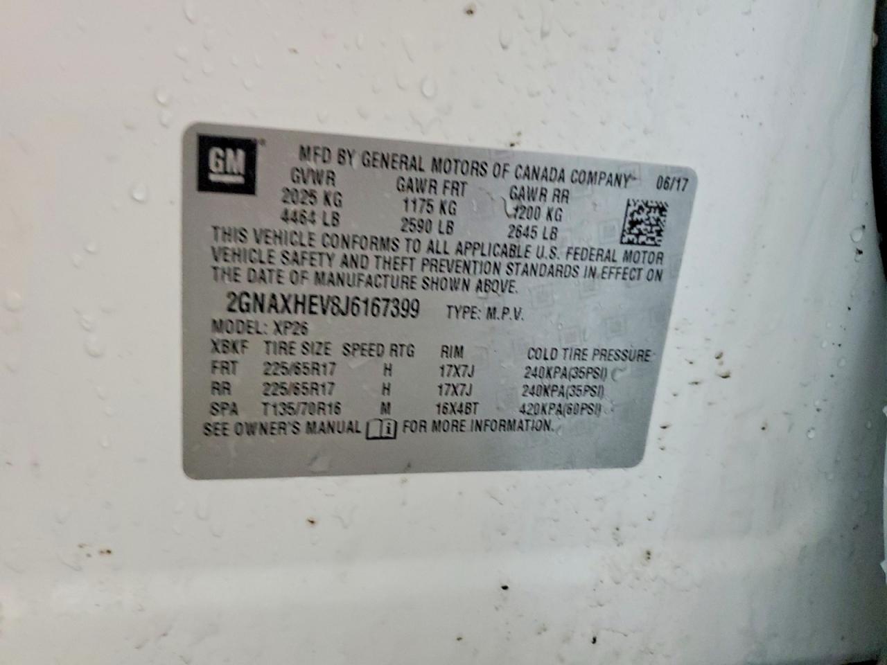 2018 CHEVROLET EQUINOX LS photo 13