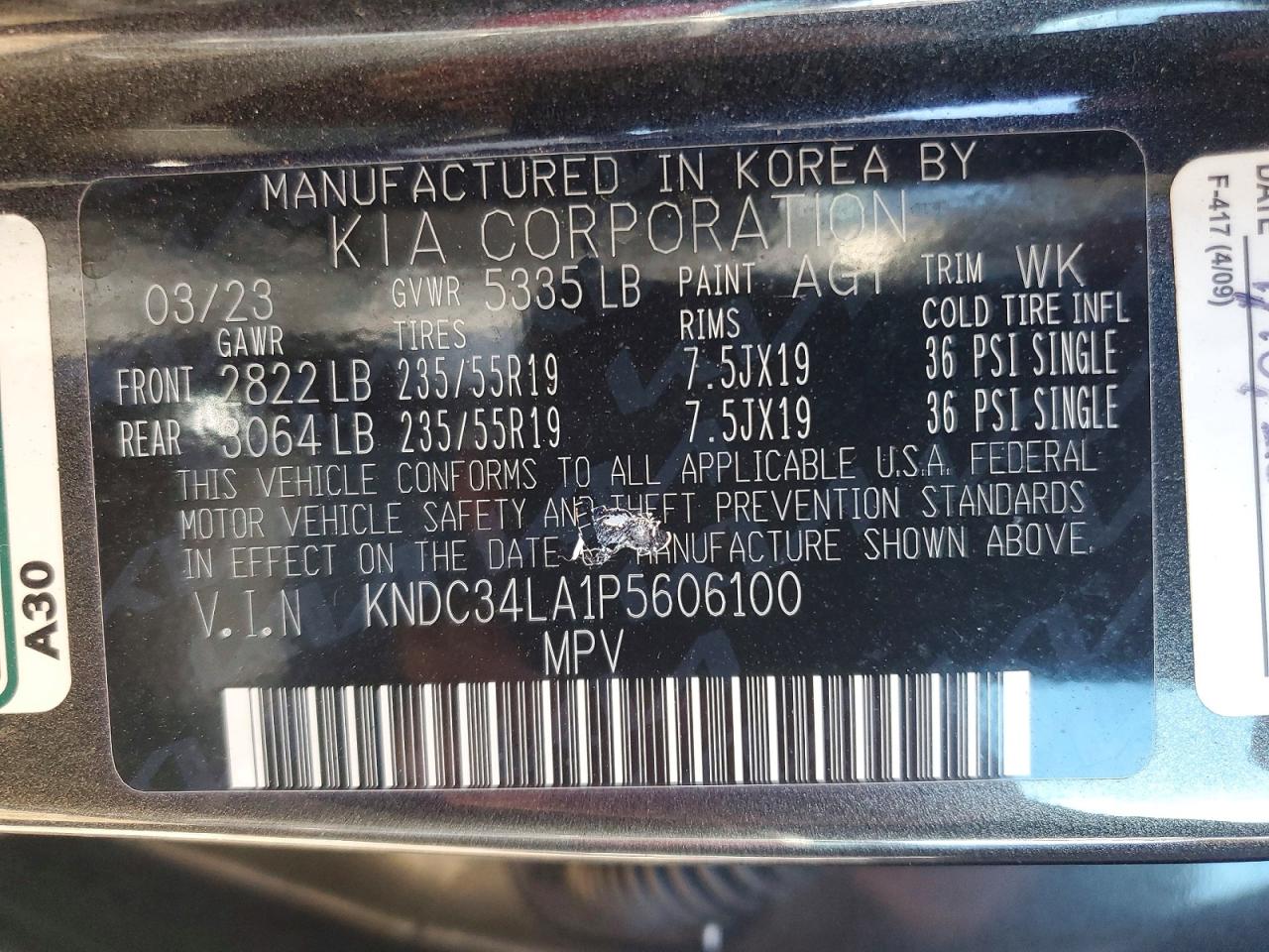 2023 KIA EV6 WIND photo 13