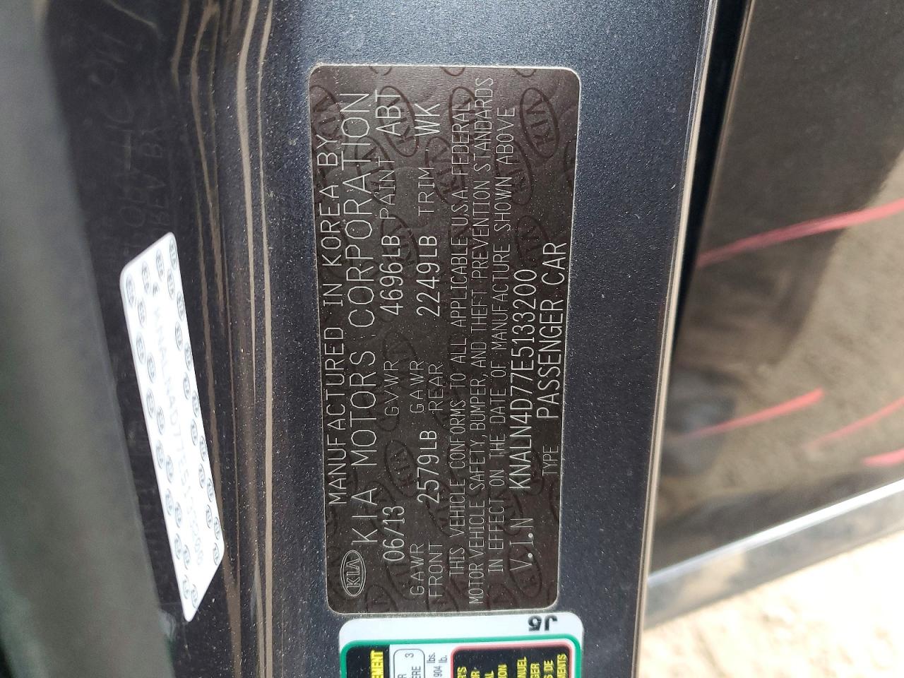 2014 KIA CADENZA PREMIUM photo 12