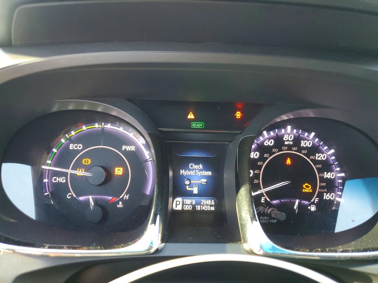 2013 TOYOTA AVALON HYBRID photo 9
