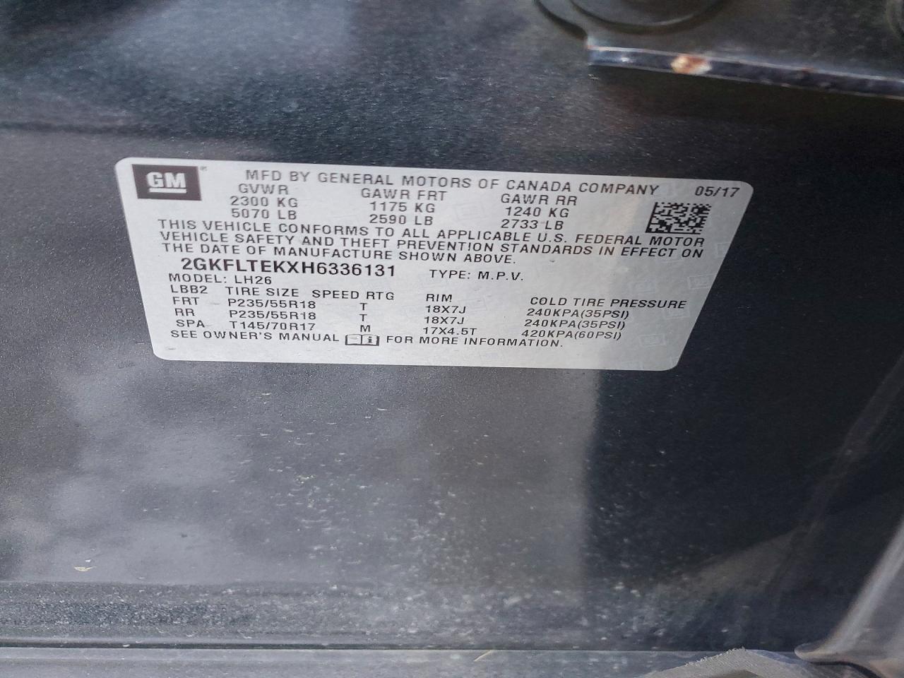 2017 GMC TERRAIN photo 13