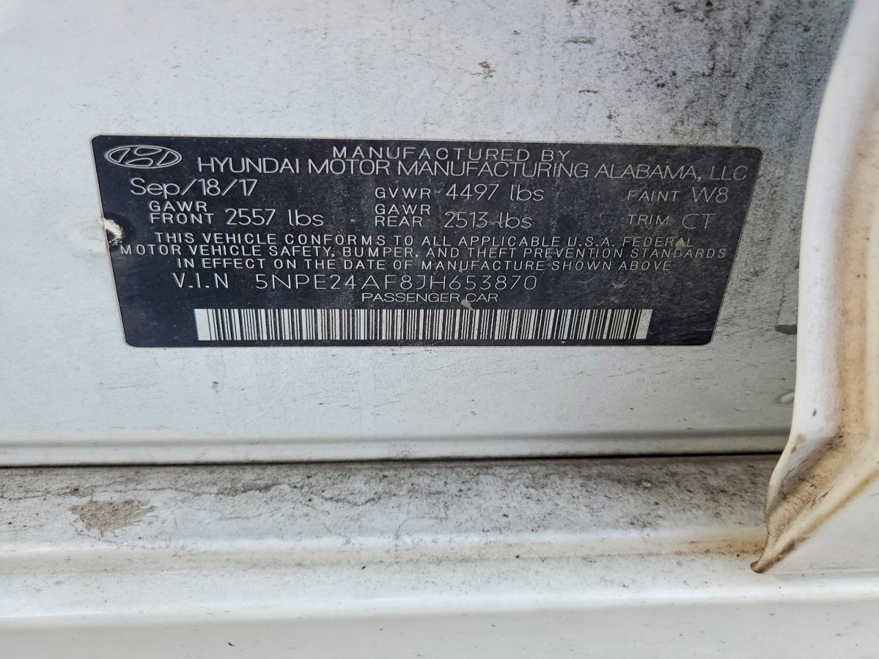 2018 HYUNDAI SONATA SE photo 12
